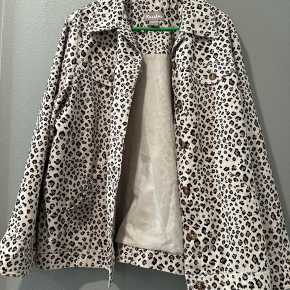 TAN JAY Stylish Leopard Print  Jacket - Picture 3 of 7